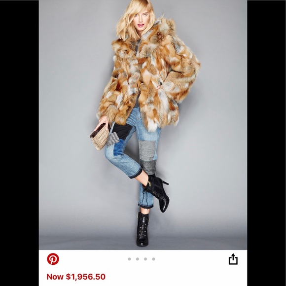 SALE FoxFur made in Greece GORGEOUS worn once - Picture 4 of 6